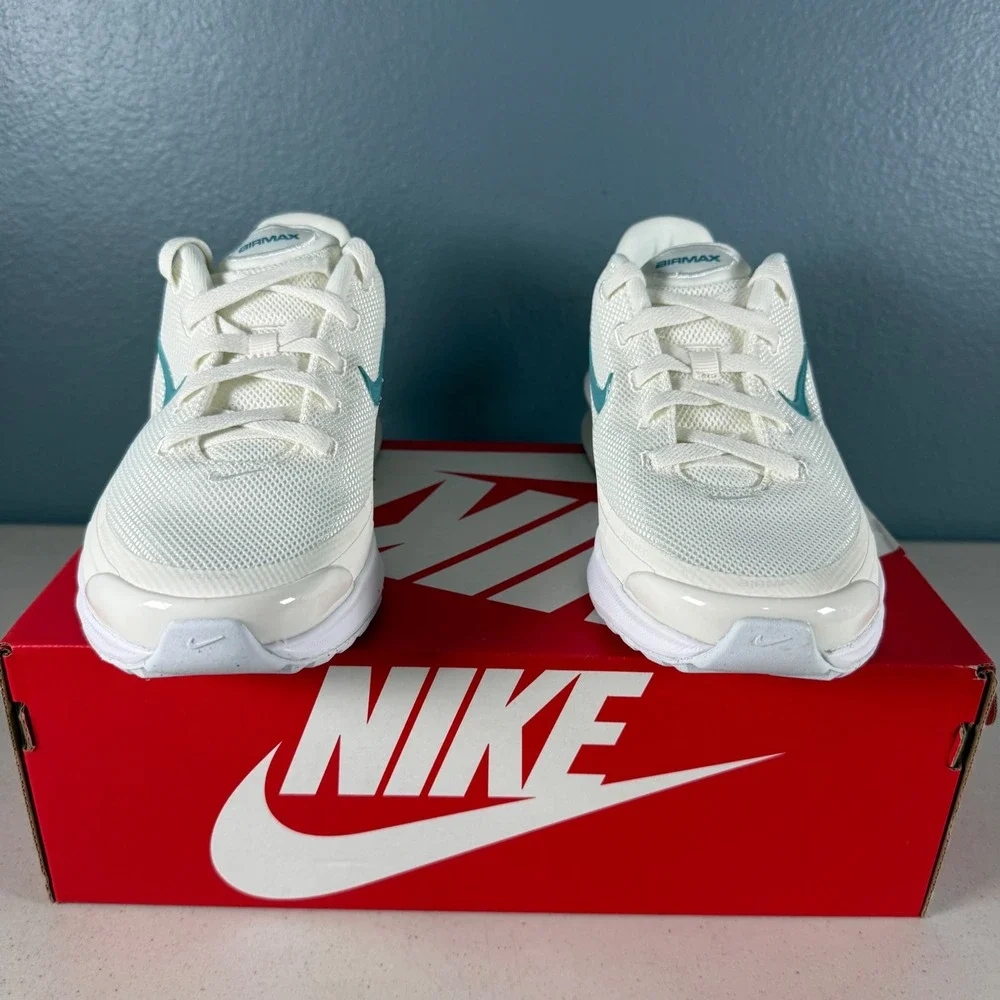 Nike Air Max Bia Womens 9.5 Sail Denim Turquoise‎ IF2628-101 Running Shoes New